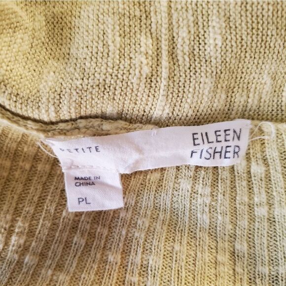Eileen Fisher Draped Cardigan Size Large Petite - Picture 5 of 6
